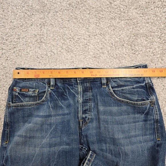 Cult of Individuality Jeans Mens 34x34 Blue Rebel Slim Medium Wash Button Fly - Picture 11 of 15